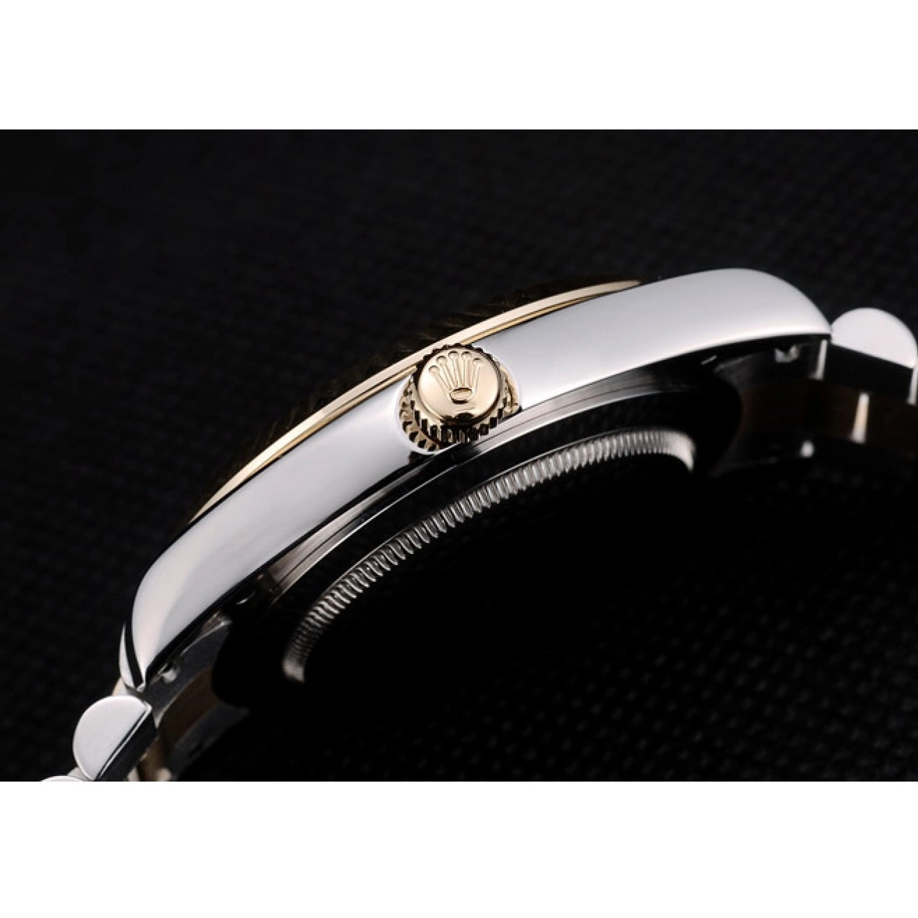 Rolex copies cheap Rolex Grey Strap Steel Dial DayDate Colored Stainless 41981 Dual 0701